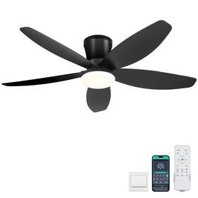 42in-6666 Surtime 42 Inch Ceiling Fans With Lights-low Profile Fan Light And Remote/ap
