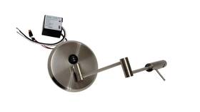 Sdwqasdcds111123wedc Swing Led Bar Wall Mount Book Light Reading Hard Wired Satin Nickle New Open Box