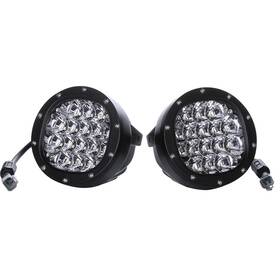 4332993347 Sxma 1pair 5 Inch Round Led Driving Light 80w 8000lm Front Bumper Grille Guards Sp