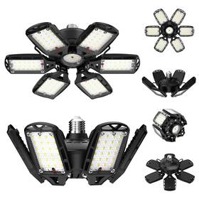 Sydhtf 760173300870 Led Garage Lights 2 Pack 18000lm 180w Deformable Shop Light With 6 1 Adjusta