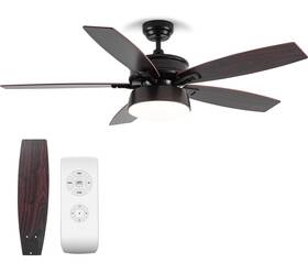 Gckl51-52-orb Synochome Ceiling Fans With Lights 52 Inch Fan Light And Remote Control