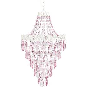 Tadpoles 812209027616 Pendant Chandelier Pink Sapphire 12 X 20 Hardwired Installation