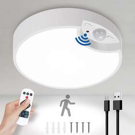 Xdd101 Taeyonk Motion Sensor Ceiling Light Wireless With Usb Rechargeabl