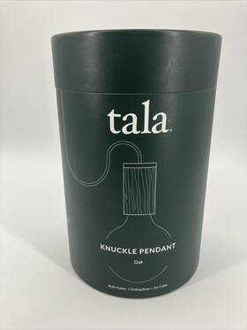 Oak-kp-01-us Tala Knuckle Pendant Light Oak Bulb Holder Ceiling Rose 3m Cable New
