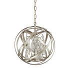 Talac Lighting Crystal 3 Light Globe Chandelier Orb Pendant Sphere Lamp Home Ceiling 0742889402031