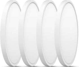 Taloya 971146177472 4 Pack Of Flush Mount Ceiling Light 12 Inch 3000k/3500k/4000k/5000k/6