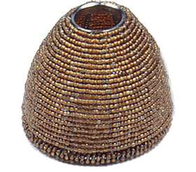 700legyda Tech Lighting Lil Egypt Beaded Shades Dark Amber