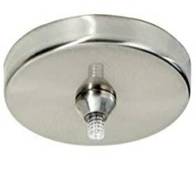 Tech Lighting 756460489175 Freejack 4ft Round Flush Canopy Led Satin Nickel - 700fj4rfs-led