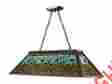 Th12406 Dale Tiffany New Pool Table Light Fixture Dragonfly Glass Mosaic