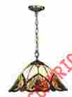 Th15022 Dale Tiffany New Pendant Reservoir Bronze Metal Hand-rolled Art Glass Mi
