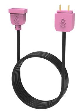 Think Minerals 196852506439 Mineral Cell 10-foot Extension Cable Pink Plug