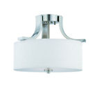 Sl8609 Thomas Light Ceiling Fixture White 2 Semi-flushmount Lighting
