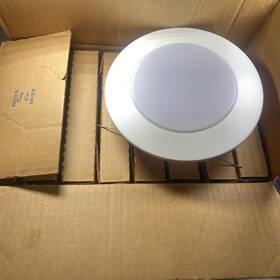 Tpsh12 Thomas Lighting New 5 Pack Lot 6 Inch White Drop Recessed Shower Trim