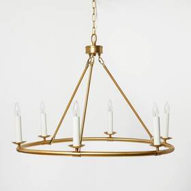 79503382 Threshold Designed W/studio Mcgee Large Metal Pendant Ceiling Light Black - With