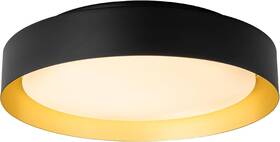 Yyr-3002-1c-gb Tiazfca Lighting 12 Inch Led Flush Mount Ceiling Light 18w Fixture In Balck An