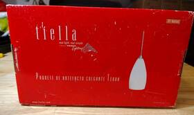 55497 Tiella Terra Pendant Kit 35w Light With Amber Glass #55497 Used No Instructions