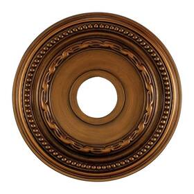 Tn-5934 Titan Lighting Campione 16 Inch Antique Brass Ceiling Medallion