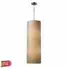 Tn-7337 Titan Lighting 4-light Sale Fabric Cylinders Satin Nickel Ceiling 843558058617