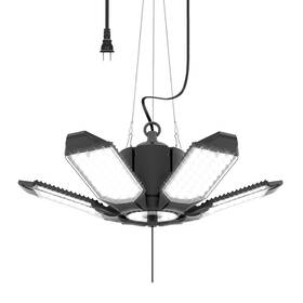 Mjdz0001 Toberich Plug In Garage Light 200w 20000lm Linkable Led With Pull String On/off