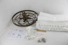 Ds-ccp002-bronze-us Tochic Wellmet Crystal Chandelier 6 Light 5 Tiers Farmhouse