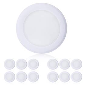 Cdr615b-t-w-5k-12 Topeler 12pack 6 Inch Flush Mount Ceiling Light 15w Low Profile Dimmable Flu