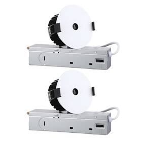 E-66029 Torchstar 2 Pack 3 Inch 10w 5cct Led Micro Pinhole Recessed Lights With J-box