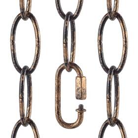 F005-ct Tovmey 6.5 Feet Aged Bronze Finish Chandelier Chain 3mm Vintage Pendant Light Fix