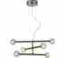 Tp3700-6 741142048245 Trend Enterprises Inc Lighting Mira 6 Light Chandelier Brushed Nickel