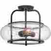 Trg1716oz Quoizel Close To Ceiling Lights Trilogy With Old Bronze Finish And 611728205341