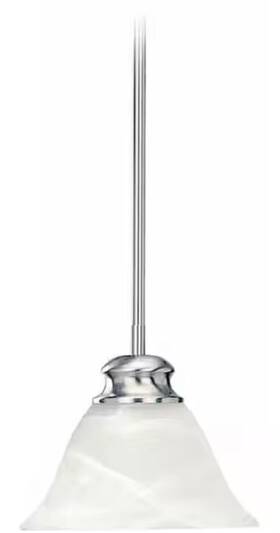 V2141-33 Troy Lighting Volume 1light Brushed Nickel Ceiling Mini Pendant Light