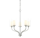 Tw021993ch Trade Winds Lighting Classic Hanging Opal Chandelier Chrome 819080021993