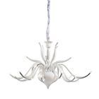Ac924wh Twenty- Light White Artcraft Swan Lighting Chandelier Baby