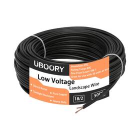 Spt-2-18 Uboory 2c-50ft 18 Gauge Wire 2 Conductor 50ft 18/2 Low Voltage Landscape