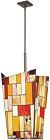 Unbranded Stained Glass Ceiling Lamp Light Pendant Foyer Geometric Tiffany-style Modern 600210457337