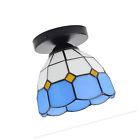 Us4cl004us-p Lysed Mount Ceiling Light Blue White Style For 709586140772