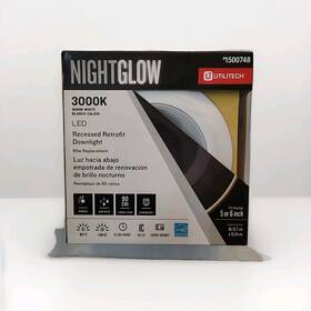1500748 Utilitech New Nightglow 3000k Led Recessed Retrofit Downlight Dimmer Night Light