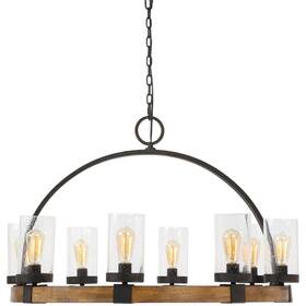 22133 Uttermost Atwood 8 Light 39 Inch Manhattan Finish Pendant Ceiling