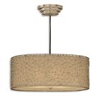 Uttermost Brandon Silver 3 Light Drum Pendant 792977885482