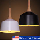 Uum788583 Unbranded Industrial Vintage Wooden Hanging Ceiling Pendant Light Holder Lamp