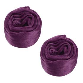 Uxcell 632702878894 2pcs 4.9ft Zipper Chandelier Chain Cord Cover Purple