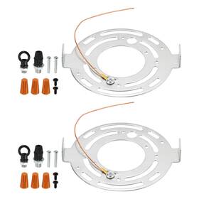 Uxcell 723115017021 2 Sets 115mm Ceiling Light Plate Fixture Steel Crossbar Mounting Bracket