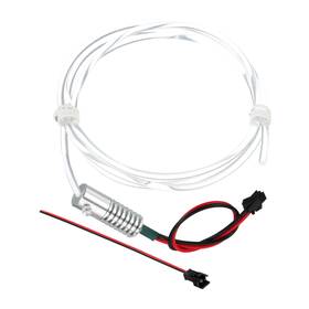 Uxcell 723115651393 3mm 1m Pmma Side Glow Fiber Optic Cable Kit With 12v 1.5w Led Light Green