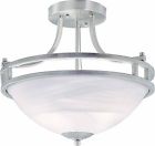 V7243-33 Volume Lighting Brushed Nickel Light Ceiling