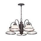V7bxjhsiel Hampton Bay Adjustable Oil Rubbed Bronze Chandelier Frosted Ribbed Glass