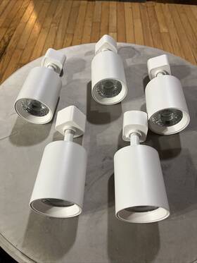 Vanoopee 313051943968 5 Dimmable Led Track Lighting Heads H Type Light