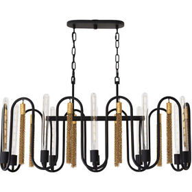 354n10mbag Varaluz Darden Island Light Matte Black Antique Gold