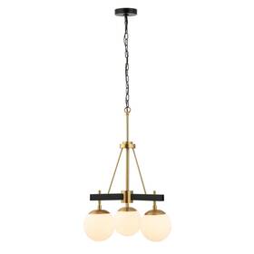 Style-22.25 Varaluz Lighting 352c03blsb - Allie 3 Light Chandelier In Mid-century Modern