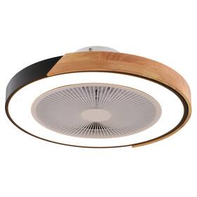 F0131 Vaxcel Lighting Everette 20 Inch 7 Blade Indoor Led Ceiling - Black