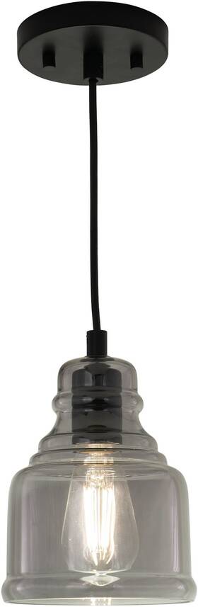 P0378 Vaxcel Lighting Millie 6 Inch W Mini Pendant - Black