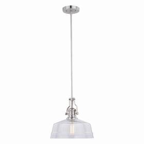 P0273 Vaxcel - Beloit 1-light Pendant In Farmhouse And Dome Style 17 Inches Tall